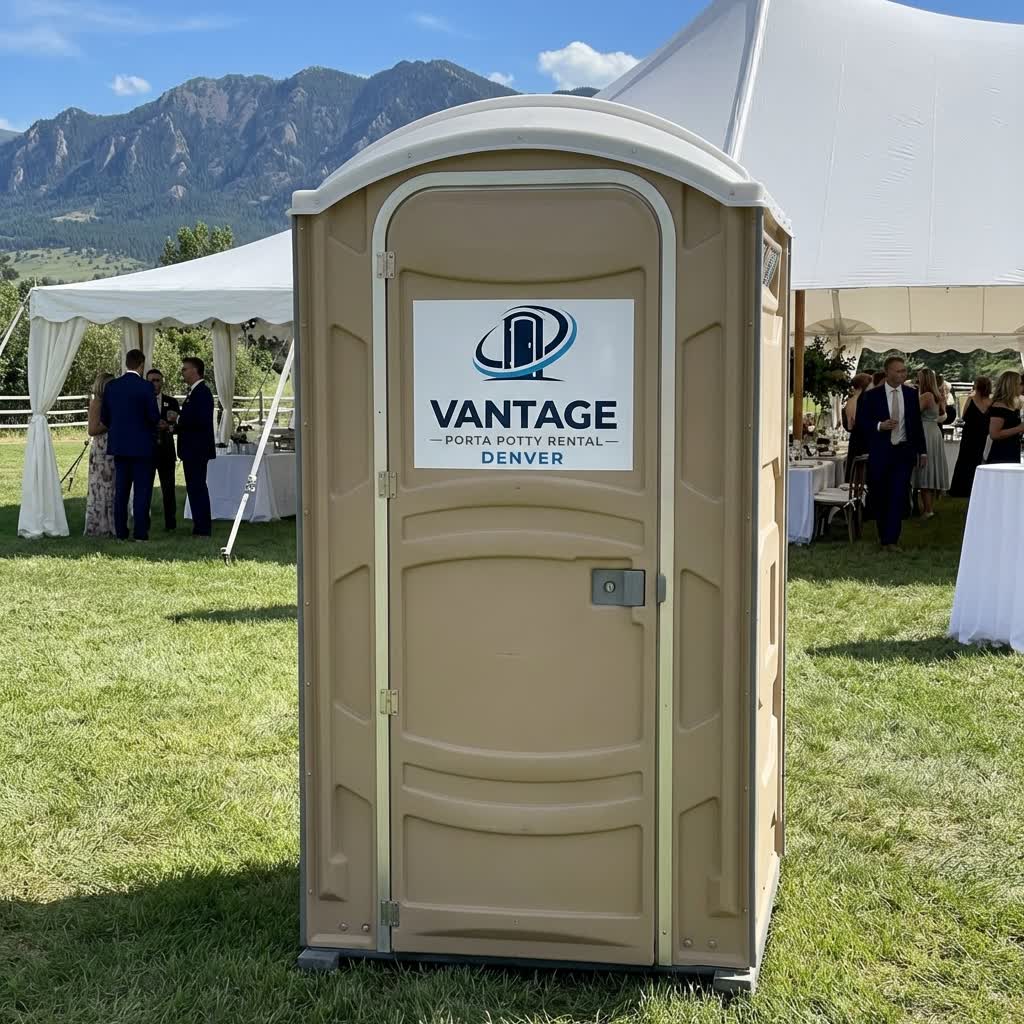 Deluxe Flushable Portable Restroom Denver
